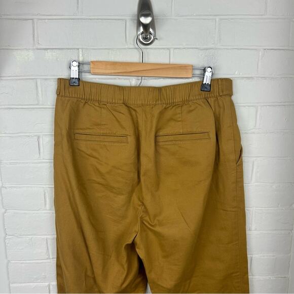 LOFT Khaki High Rise Button Detail Casual Pants Size 4 - Picture 7 of 8